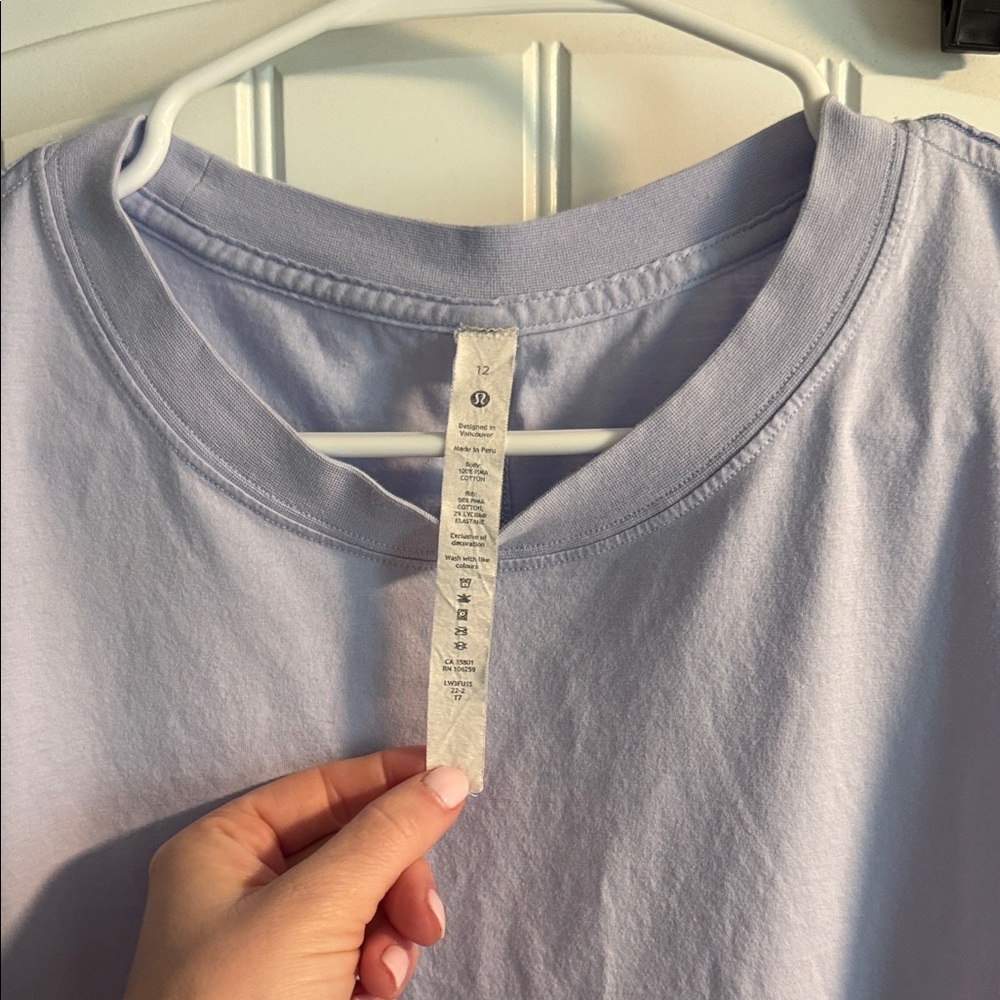 lululemon athletica Light Purple Top